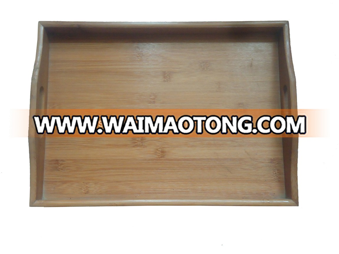 Houseware Bamboo Nesting Breakfast Bed Coffee Serving Trays