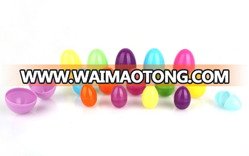 2018New Design:Plastic Attractive Egg with Metallic-Colorful glitter eggs