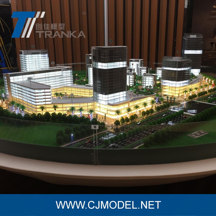 Commercial 3D maquette famous building model , building scale model maker