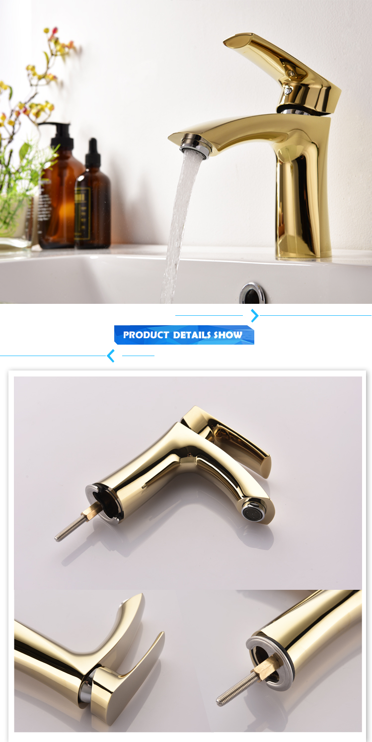 Classic design deck mounted copper bathroom mixer for wholesale