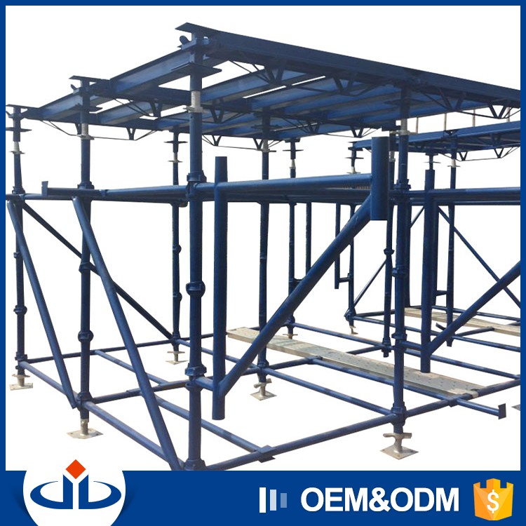 Durable Scaffold Q235B Materials Hot Dipped Galvanized Cuplock Standard Scaffold Bracket