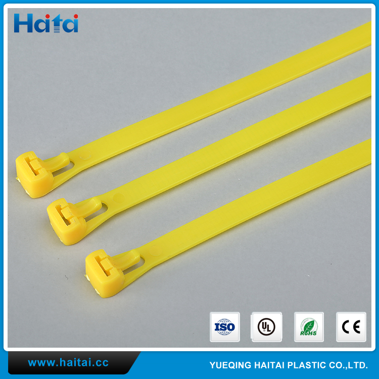 Haitai 2016 Heat Resistant UV Protection Cable Tie Soft Releasable Zip Tie