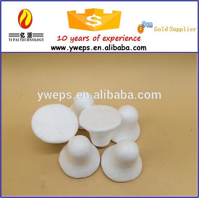 Hot sale polystyrene foam bell for christmas ornament/Small bells for sale