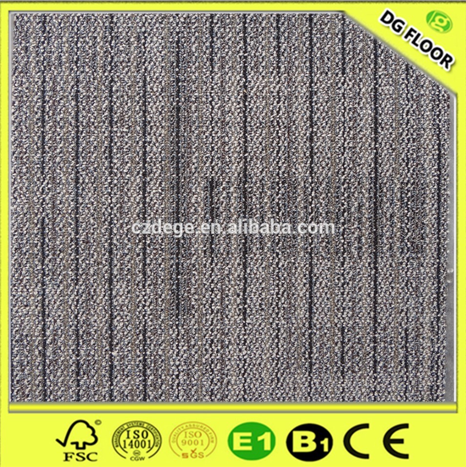 Washable Contec Carpet Tiles/ 100% Nylon Carpet Tiles With PVC Backing