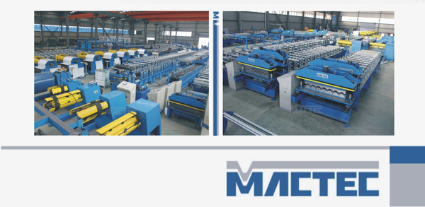 2014 Hot sale Stone coated steel Corrugated roof sheet making machine