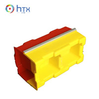 HTX good quality manual foam concrete hollow block mold for CLC