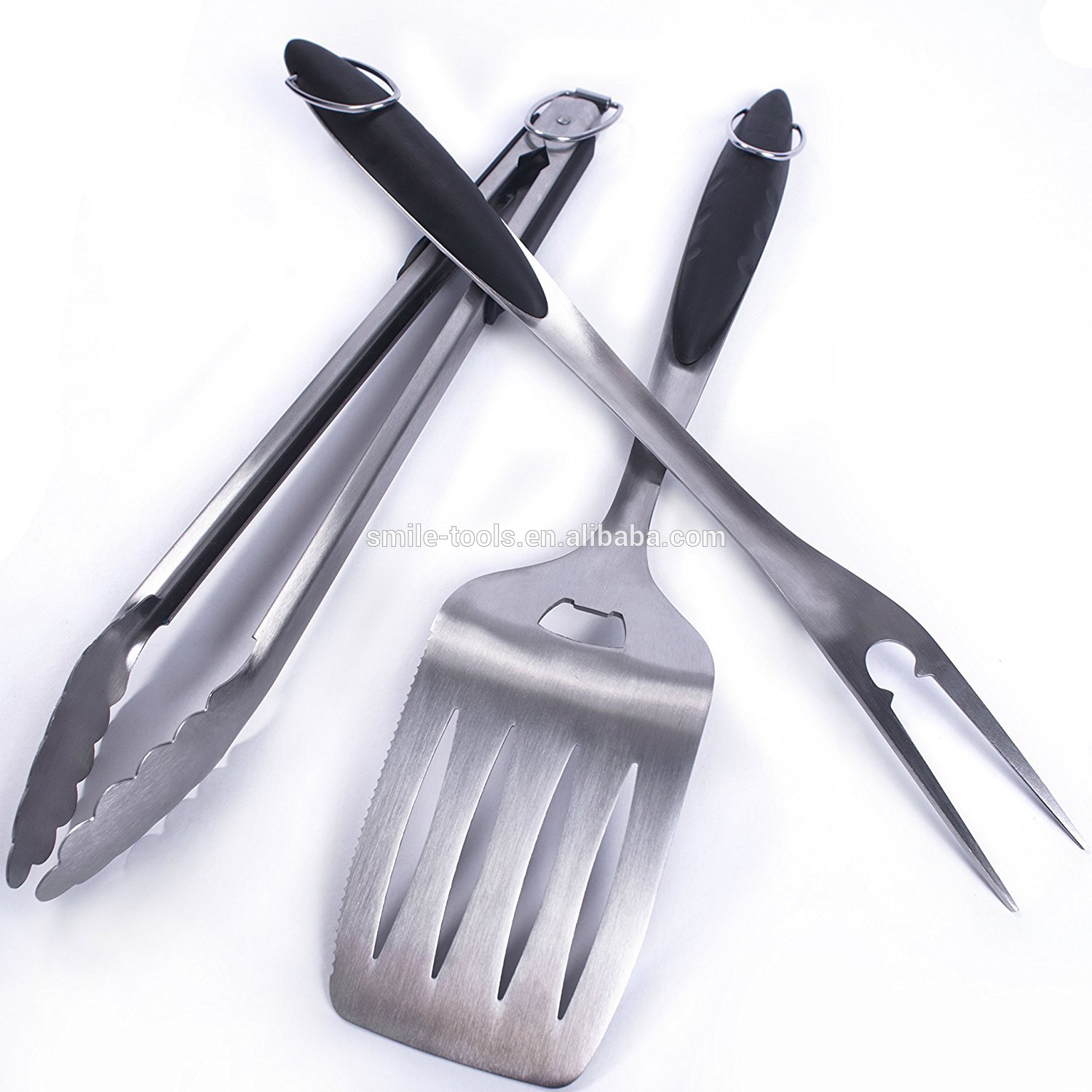 Heavy Duty Stainless Steel BBQ Grill Tools set