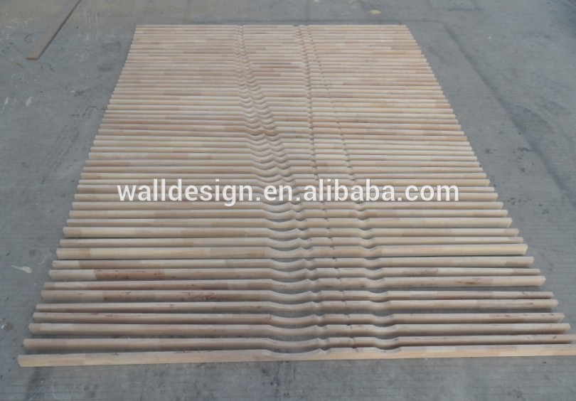 3d wood wave wall panelling