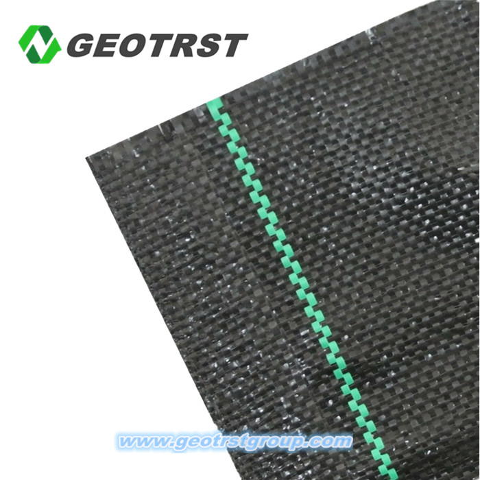 Temporary silt fence / sediment fence fabric