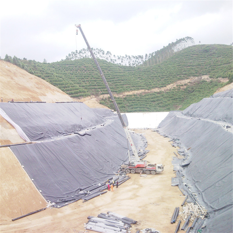 Low price liner cost smooth/textured/rough hdpe waterproof geomembrane