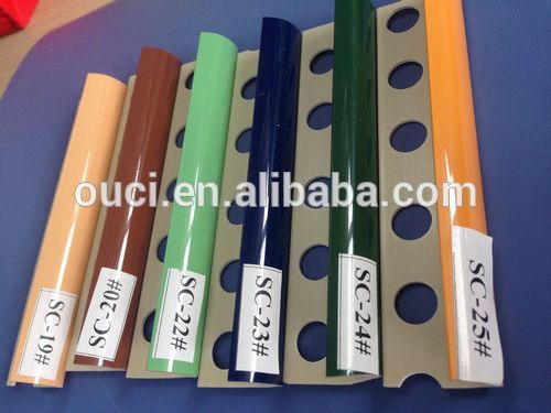 10mm High Shinning plastic tile trim