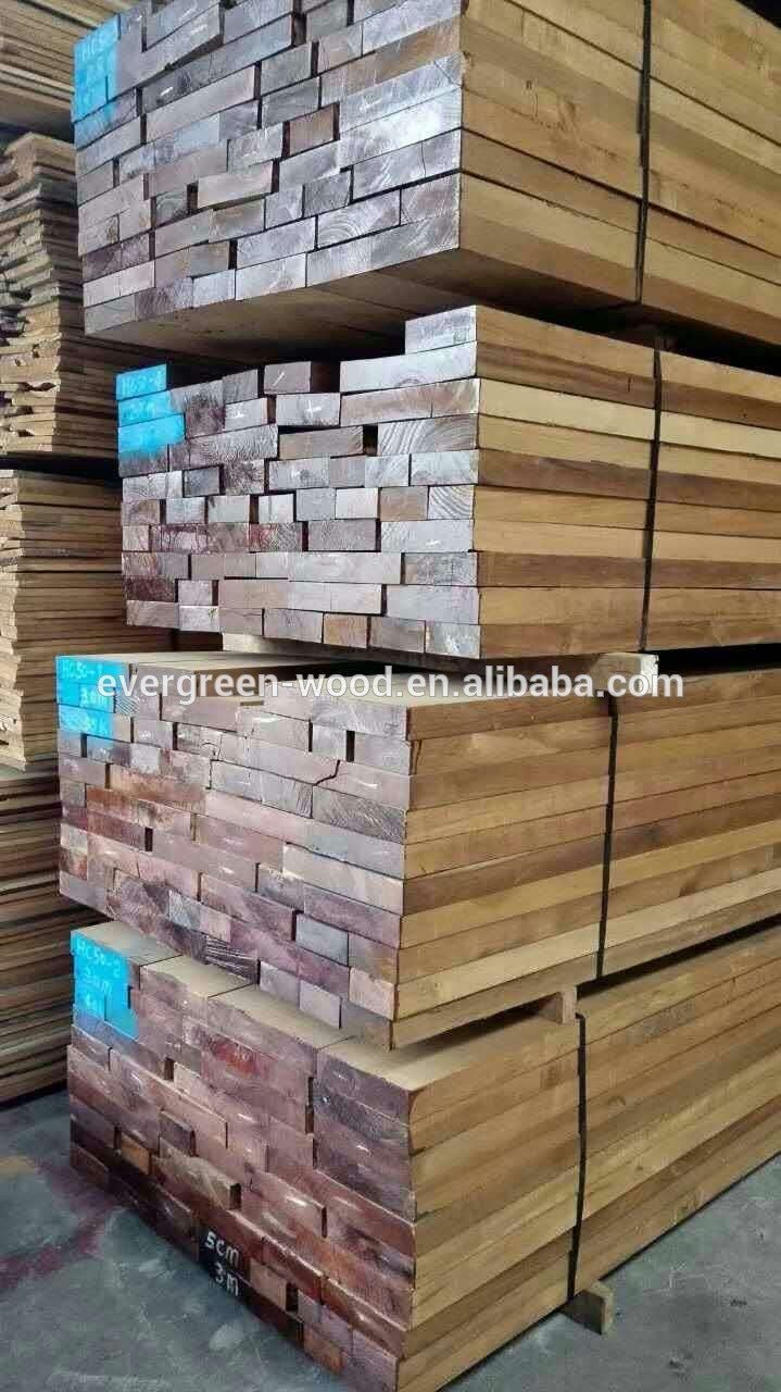 Teak square log for furniture