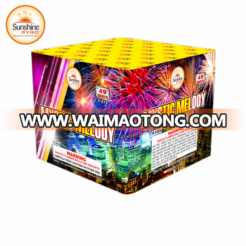 Factory Direct Sales 198 Shots Professional Cake Firework for sale