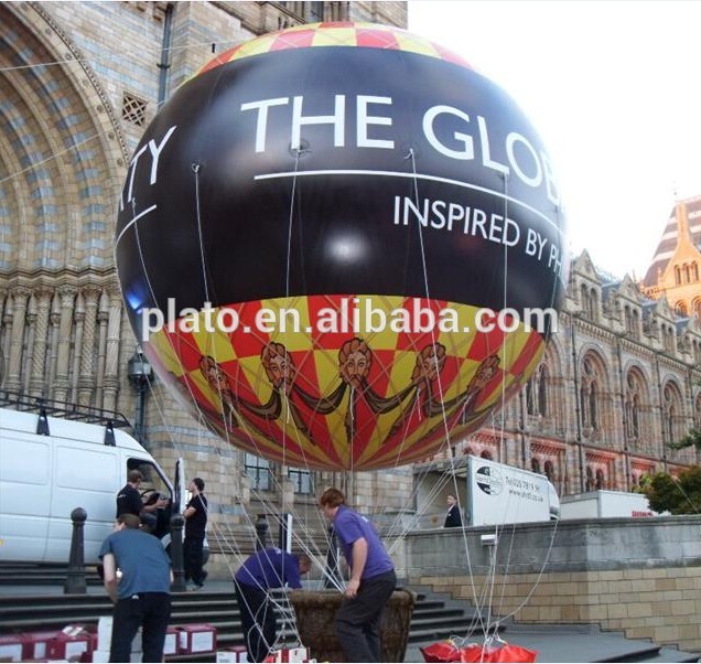 PVC big inflatable helium balloon with custom number 32 for event