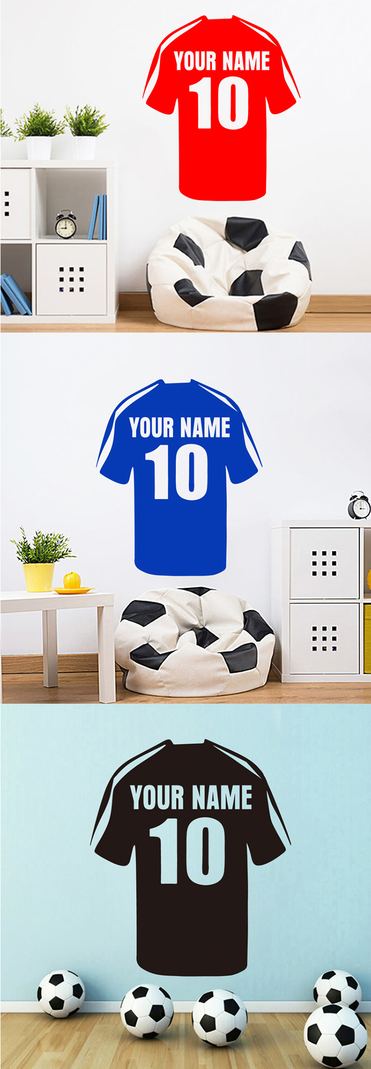 Direct from factory sport suit pvc wall sticker