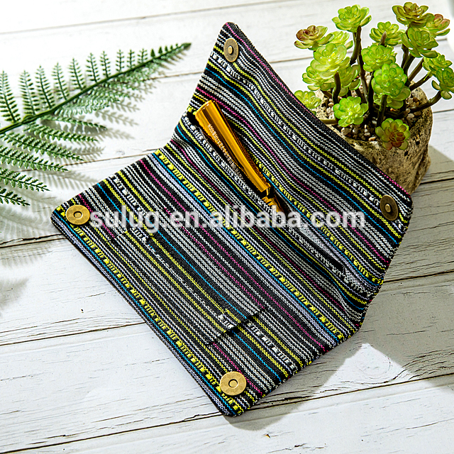 High quality customized color Wallet Leather tobacco pouch case rolling cigarettesoft pu leather tobacco pouch