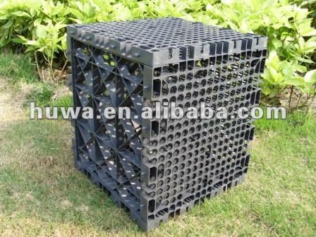 Plastic PP green roof stormwater module system rain water harvesting