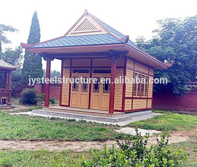 Wood house light steel prefabricated villa