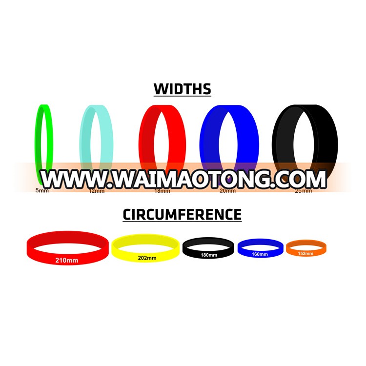 Custom Printing Silicone Band , Silicone Bracelet , silicone wristband