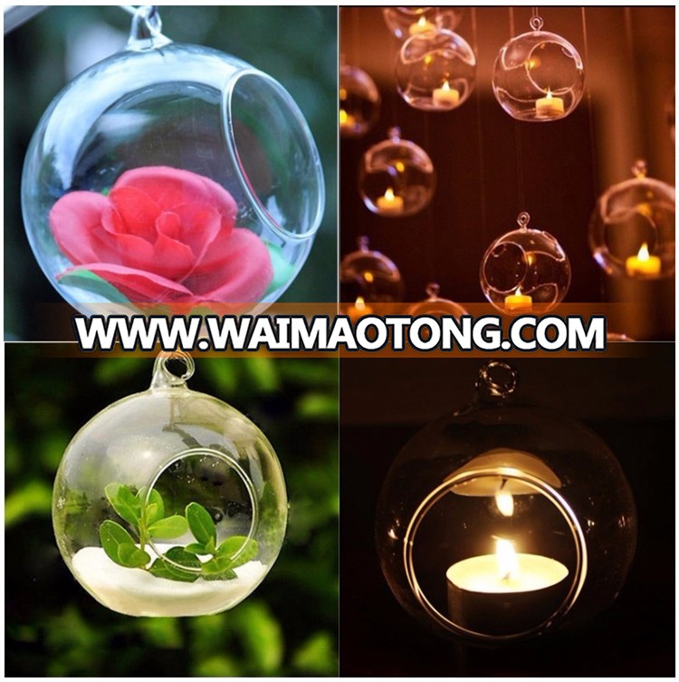 Glass Hanging Candle Holder Balls