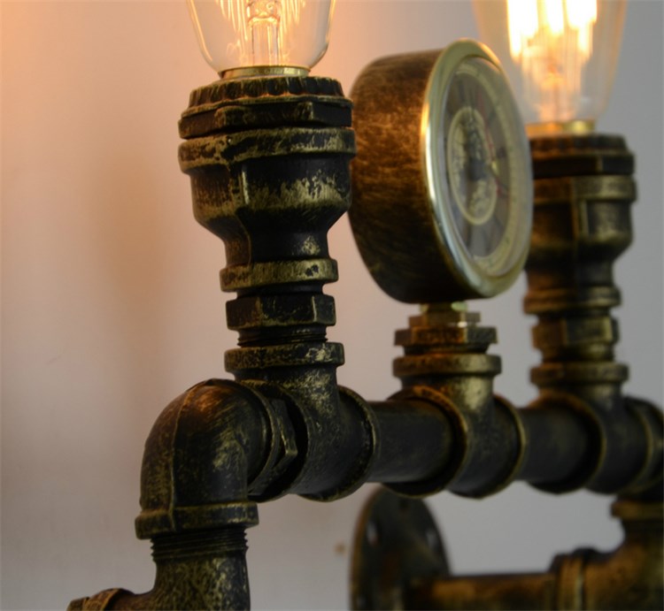 Vintage Lamp Edison LED Bulb Black Rusted Color Industrial Chandelier Vintage Lamp