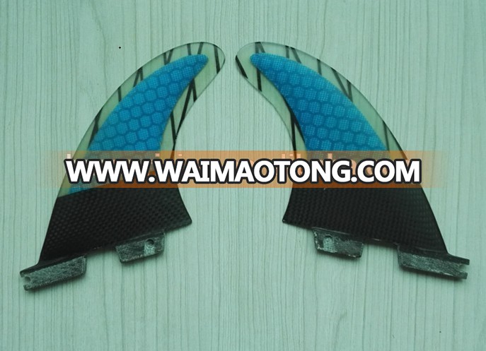 fcs base tri set surfboard fins carbon fiber fins