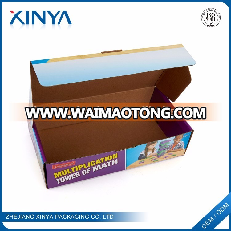 XINYA Wholesale Products Promotional Folding Brown Paperboard Gift Packaging Boxes Carton