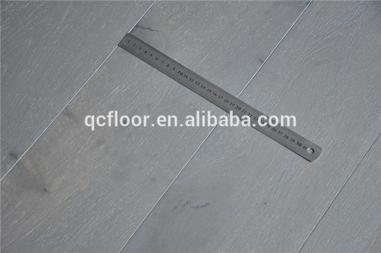 Greenvills home modern construction floor, different styles brushed flooring for customers, self-developed silver washed floors