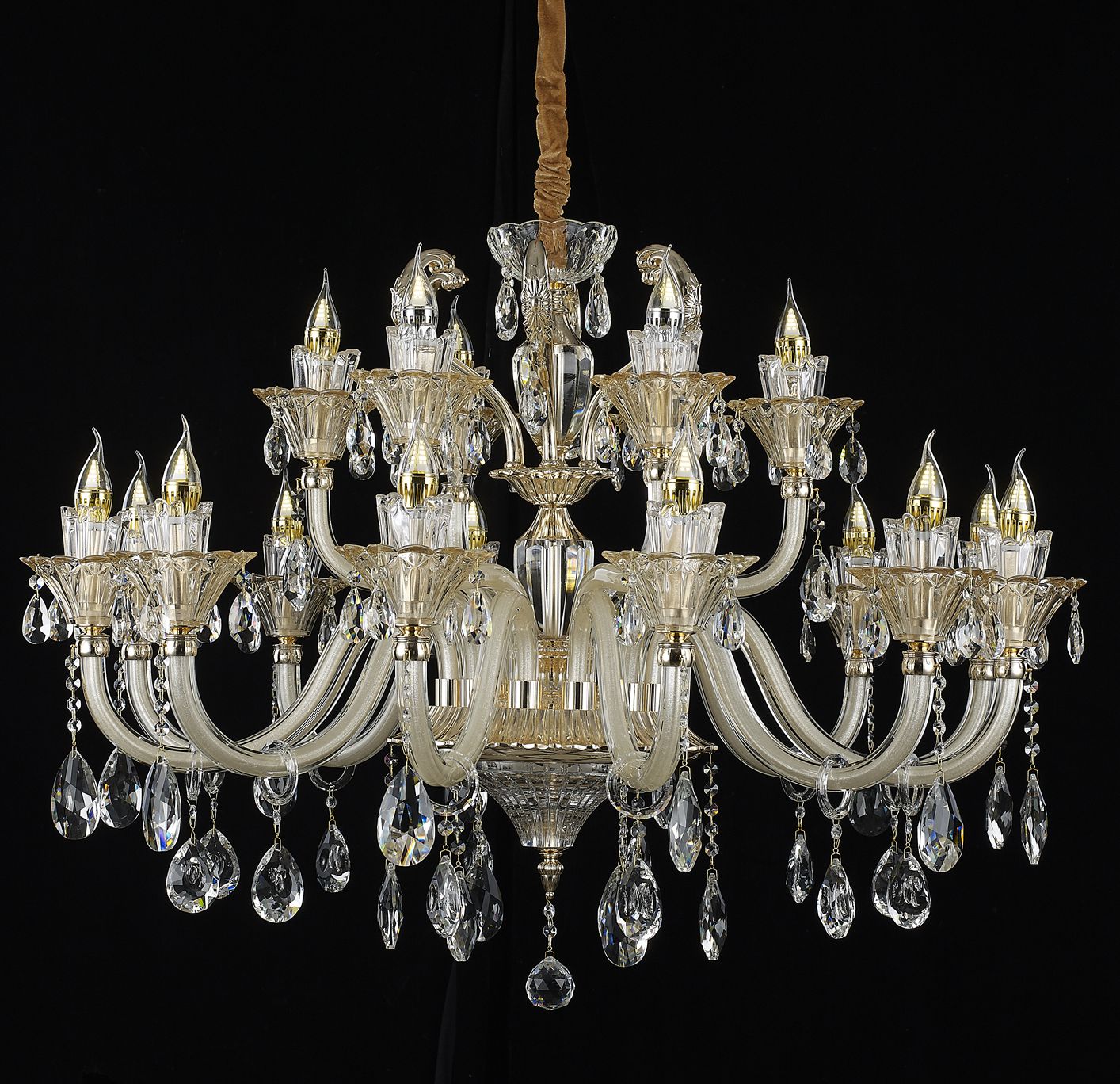 2019 HongKong Contemporary Small 6 Arms Clear Crystal Chandelier for home light