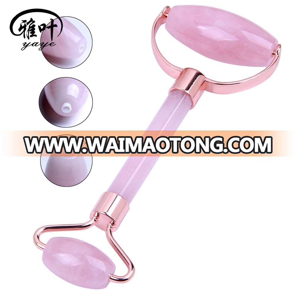 High Quality Rose Quartz Jade Roller For Beauty &Health