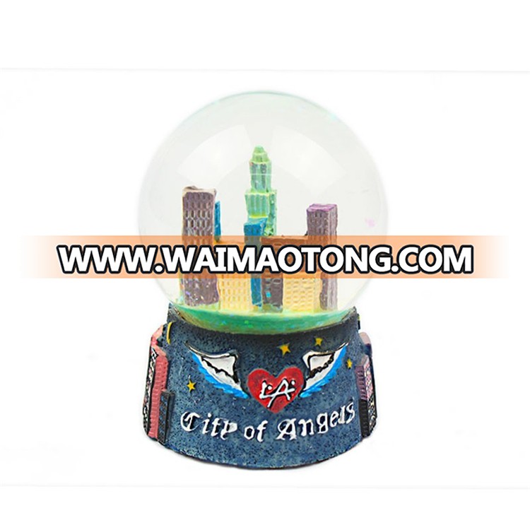 Resin souvenir of snow globe paris custom made snow globe souvenir