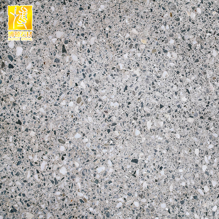 Polished or matt gary terrazzo stone tile pricing terrazzo floor tiles