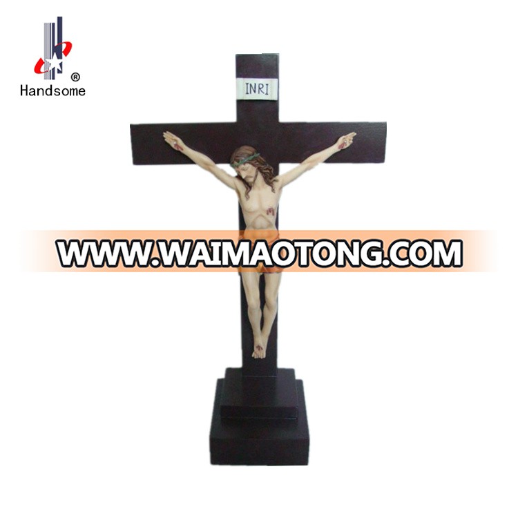 Poly Resin Handmade Crucifix Home Decor Cross