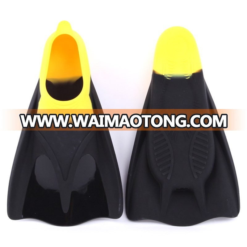 Short Blade Soft Rubber Spearfishing Snorkeling Swimming Training Fins