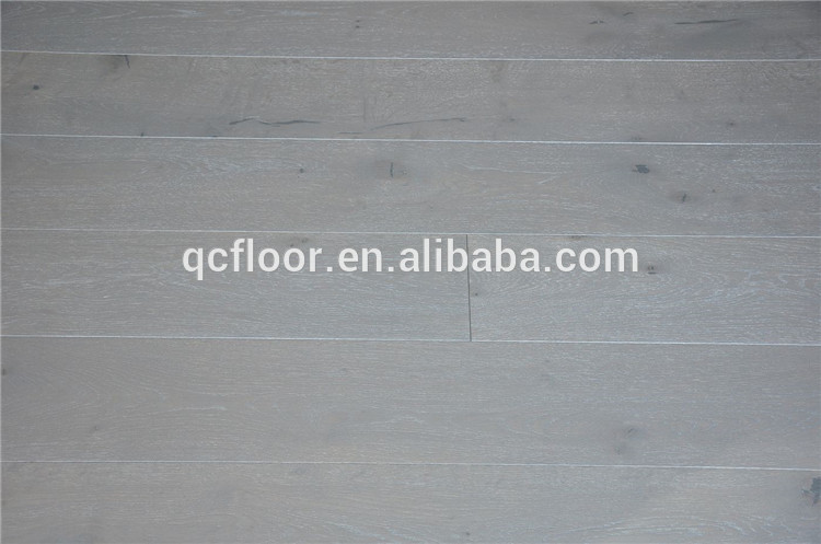 Greenvills home modern construction floor, different styles brushed flooring for customers, self-developed silver washed floors