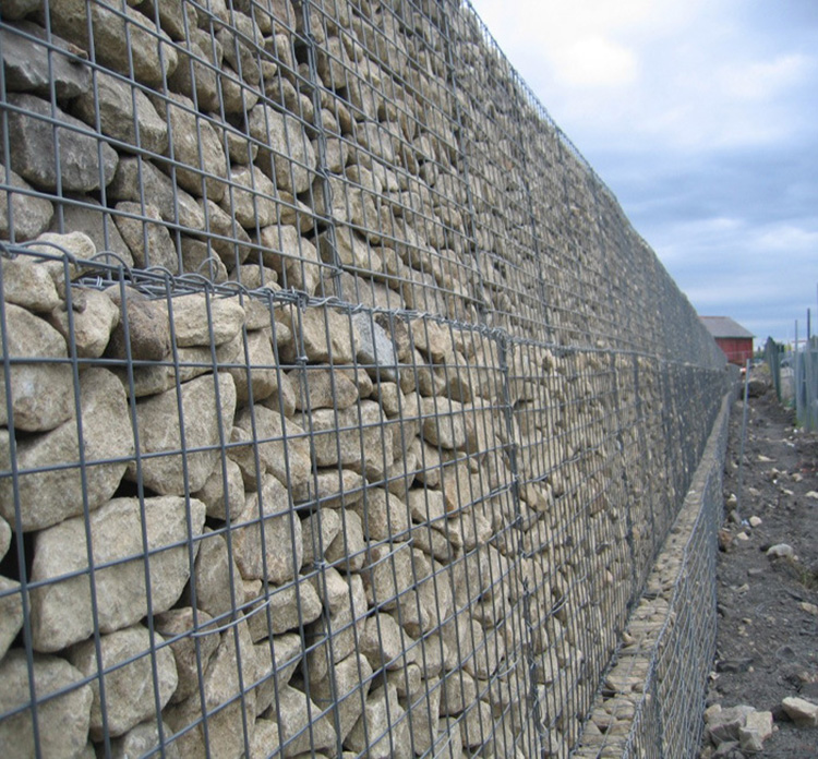 High corrosion resistance galvanized welded gabion box wire mesh for protect stone wall