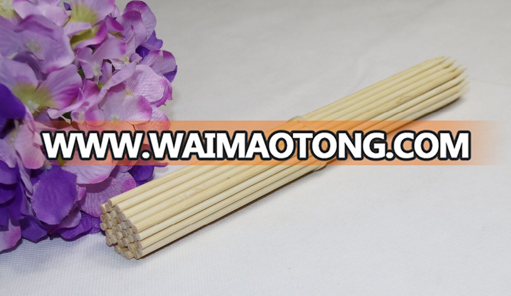 Eco-friendly Easily Cleaned safe round hanging bamboo skewer for BBQ