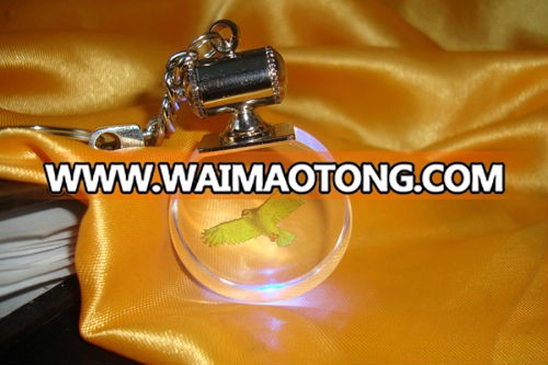 2014 new design customized crystal bottle keychain