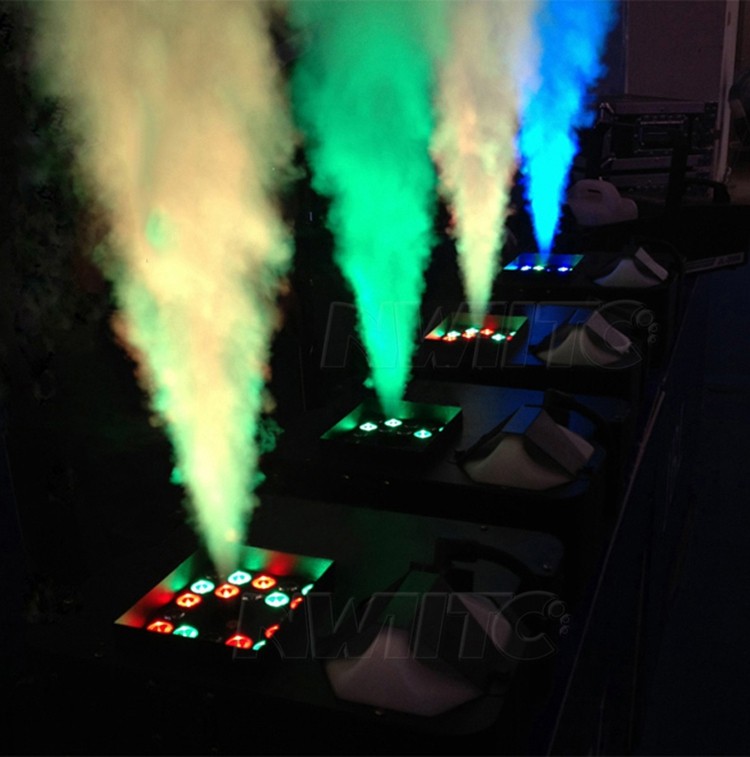 DMX vertical smoke machine led light 1500w led moving head fog machine