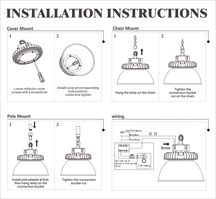 100 watt ufo led high bay lighting CE RoHS certificate industrial wauehouse light