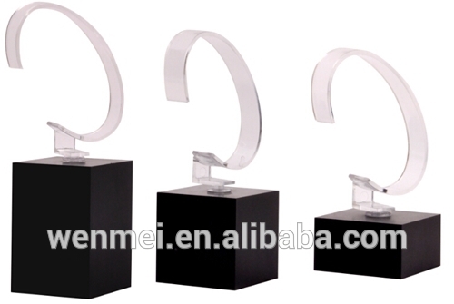 Matte Black acrylic watch stands sets