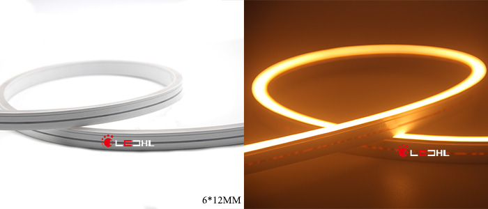 2700k warm white diffuse flexible led neon flex 12v 6mm pcb