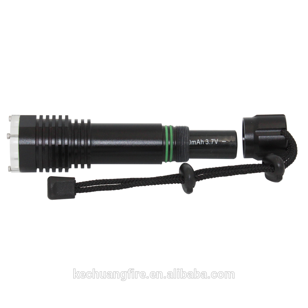 Kechuang 1200Lm 10W Underwater Waterproof 50M 18650 tactical flashlight 1x XML-T6 diving flashlight