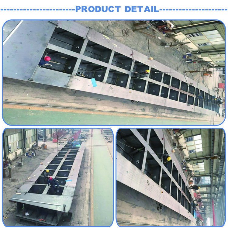 OEM design prefabricated decking structure steel bridge for sale