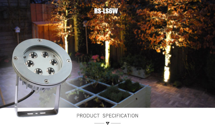 New Product 9W Aluminum 12V Landscape Spot Light For Shopping Malls