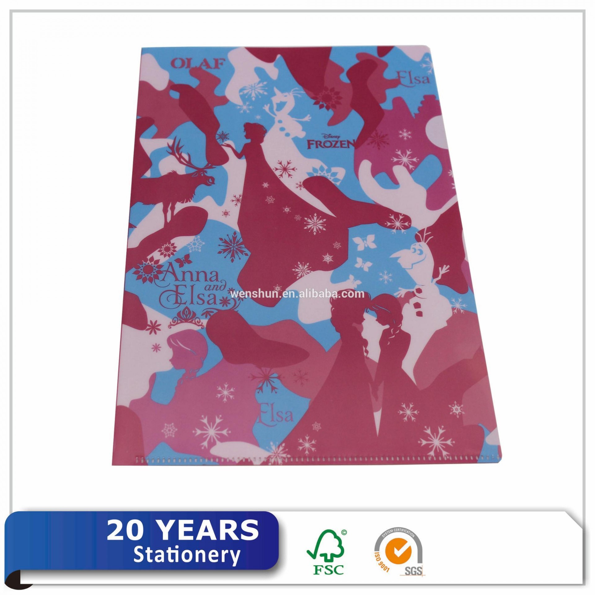 Manufacturer A4 Size Plastic PP Report L File Folder