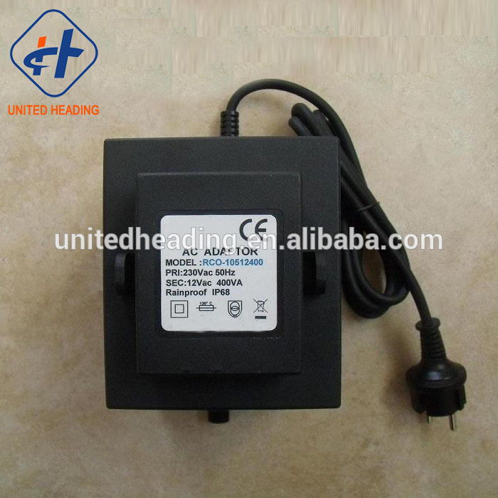 Sealed type Waterproof Encapsulated EI transformer 18VAC power supply