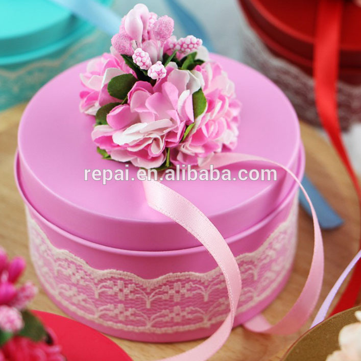 Wedding favor sugar box Tin Wedding favour favor box DIY box