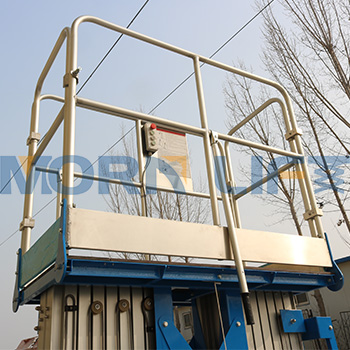 mobile double mast vertical aluminum lift aerial platform