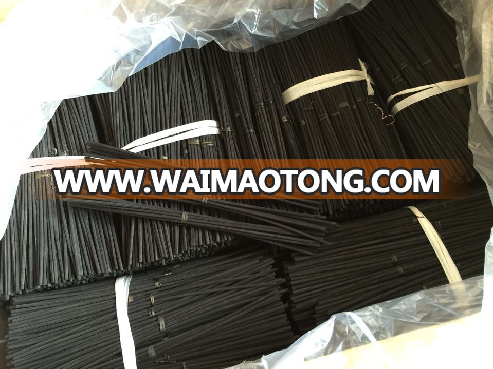 Natural air freshener3mm/4mm/5mm reed diffuser black bamboo reed sticks